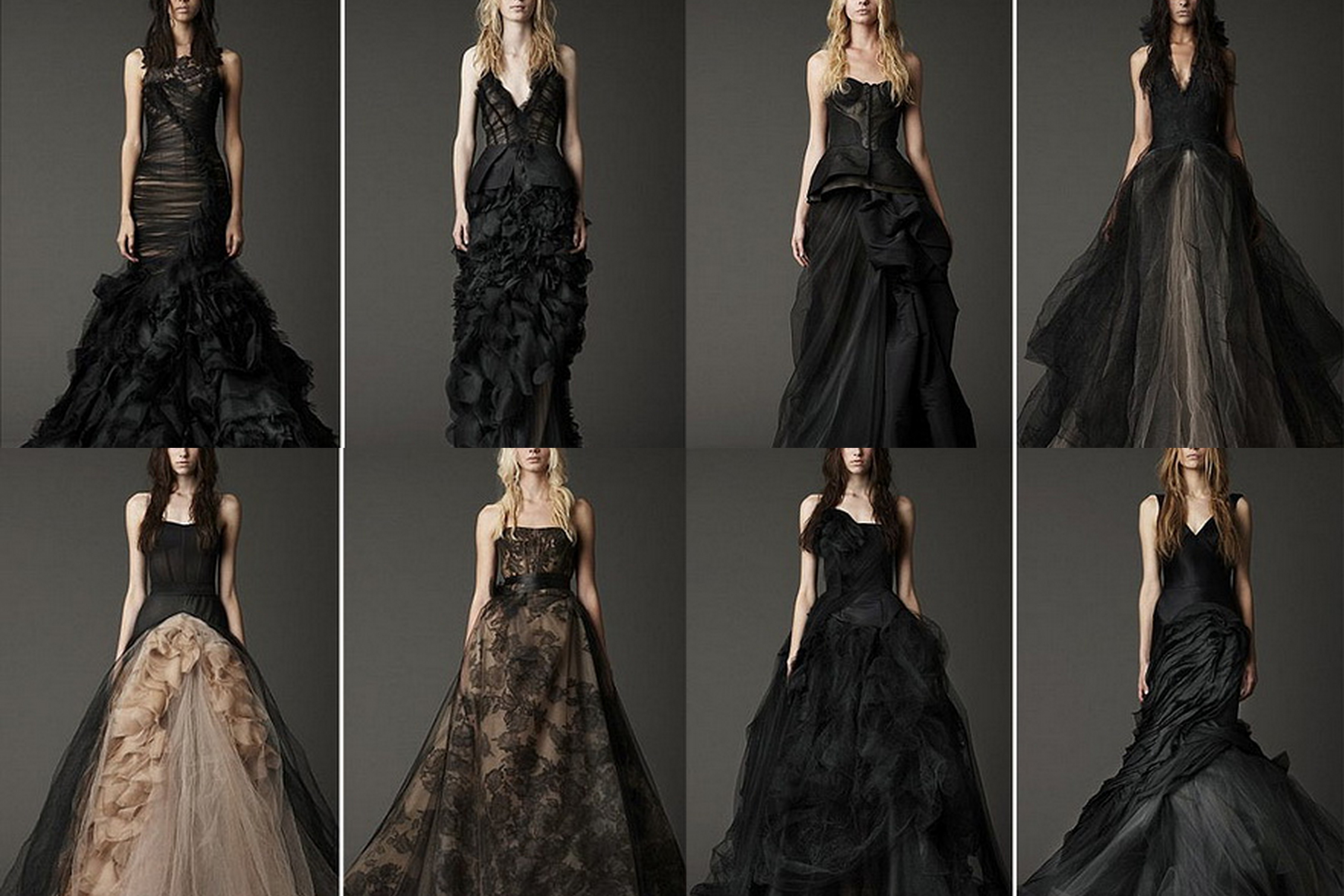 Couture or Costume The Black  Wedding  Dress  1st on trend