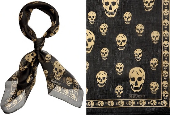 mcqueen skull scarves